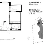 Rent 2 bedroom apartment of 50 m² in Myyrmäki,