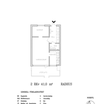 Hyr ett 2-rums lägenhet på 41 m² i Gävle