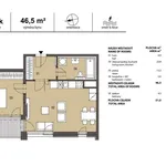 Pronajměte si 2 ložnic/e byt o rozloze 51 m² v Prague