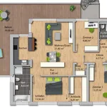 Exklusive Wohnung im Zentrum von Grenzach - 4 Zimmer-Penthouse-Wohnung (3. OG 0.9)