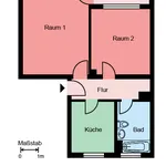 Miete 2 Schlafzimmer wohnung von 56 m² in Hemer