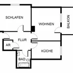 Miete 2 Schlafzimmer wohnung von 60 m² in Gelsenkirchen