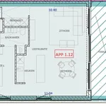  appartement avec 1 chambre(s) en location à Boechout