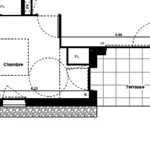 Appartement de 42 m² avec 2 chambre(s) en location à Chambery