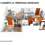 Pronajměte si 2 ložnic/e byt o rozloze 53 m² v Mohelnice