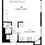 Rent 1 bedroom apartment of 37 m² in sturenkatu