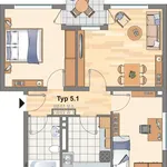 Miete 3 Schlafzimmer wohnung von 60 m² in Gelsenkirchen