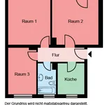 Miete 3 Schlafzimmer wohnung von 59 m² in Castrop-Rauxel