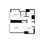 Rent 1 bedroom apartment of 63 m² in New York