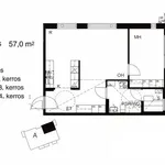 Rent 2 bedroom apartment of 57 m² in Ylöjärvi