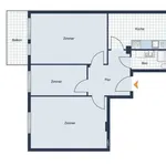 Miete 3 Schlafzimmer wohnung von 64 m² in Hamburg