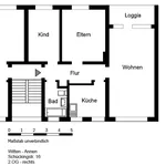 Miete 3 Schlafzimmer wohnung von 70 m² in Witten