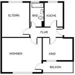 Rent 3 bedroom apartment of 67 m² in Gelsenkirchen