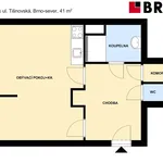 Rent 1 bedroom apartment of 41 m² in Brno