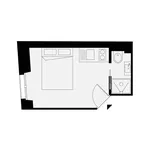 Appartement de 12 m² avec 2 chambre(s) en location à Paris