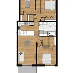 5 bedroom apartment of 1054 sq. ft in Sherbrooke