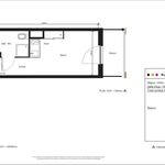 Appartement de 18 m² avec 1 chambre(s) en location à ST JEAN
