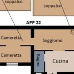 Affitto 2 camera appartamento di 65 m² in Napoli