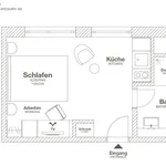 Rent 1 bedroom apartment of 19 m² in Wolfsburg