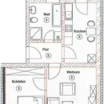 Miete 2 Schlafzimmer wohnung von 55 m² in Plauen