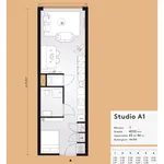 Huur 1 slaapkamer appartement van 44 m² in Amsterdam