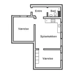Lej 3-værelses lejlighed på 83 m² i Aarhus