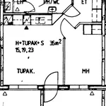 Vuokraa 1 makuuhuoneen asunto, 35 m² paikassa jankanraitti