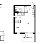 Rent 1 bedroom apartment of 38 m² in Jokela,