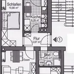 Miete 2 Schlafzimmer wohnung von 49 m² in Chemnitz