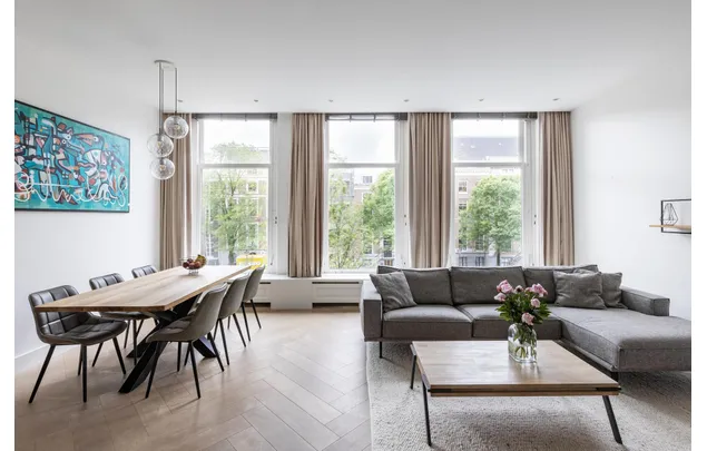 Huur 3 slaapkamer appartement van 90 m² in Grachtengordel-Zuid