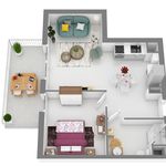 Rent 2 bedroom apartment of 44 m² in Arles