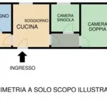 Affitto 3 camera appartamento di 75 m² in Pavia