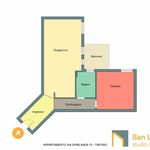 Rent 2 bedroom apartment of 55 m² in Treviso