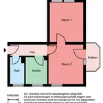 Miete 2 Schlafzimmer wohnung von 43 m² in Bergkamen