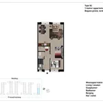 Huur 2 slaapkamer appartement van 48 m² in AD GRONINGEN