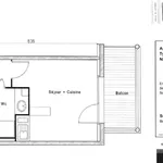 Appartement de 22 m² avec 1 chambre(s) en location à Castanet-Tolosan