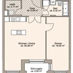 Miete 2 Schlafzimmer wohnung von 67 m² in Berlin