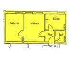 Miete 2 Schlafzimmer wohnung von 43 m² in Sonnenstein