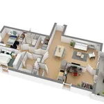 Location appartement 4 pièces LA ROCHE SUR YON 86m² à 866.63€/mois - CDC Habitat