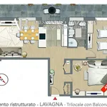 Rent 3 bedroom apartment of 85 m² in Lavagna