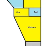 Hübsche Dachgeschosswohnung, Balkon und Wannenbad, Blick ins Grüne, Stellplatz