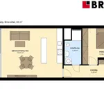 Pronajměte si 2 ložnic/e byt o rozloze 62 m² v Brno