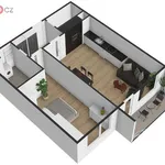 Pronajměte si 2 ložnic/e byt o rozloze 57 m² v Trhový Štěpánov