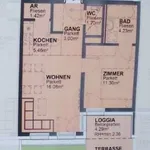 Miete 2 Schlafzimmer wohnung von 43 m² in Vienna