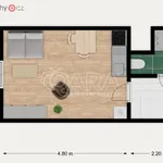 Rent 1 bedroom apartment in Chroboly