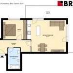 Rent 2 bedroom apartment in Brno