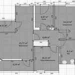 Miete 1 Schlafzimmer wohnung von 76 m² in Berlin