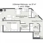 Miete 1 Schlafzimmer wohnung von 57 m² in Graz