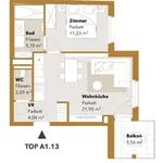 Miete 2 Schlafzimmer wohnung von 45 m² in Vienna