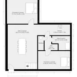  appartement avec 2 chambre(s) en location à ANDENNE